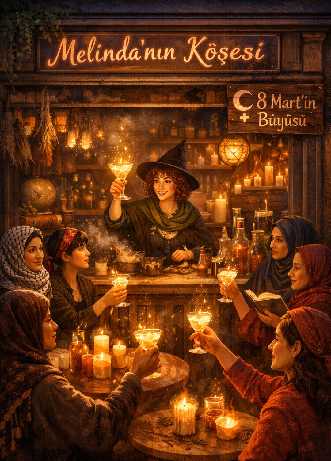 Melinda'nın Gizli Kafesi'nde 8 Mart Buluşması 