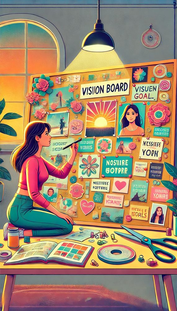 2026'ya Hayallerle Adım Adım Vision Board Rehberi